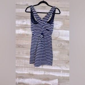 Dress Size Small Navy & White Stripe